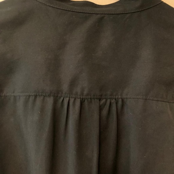 Banana Republic black dress with waist tie and unique bottom - Picture 7 of 12